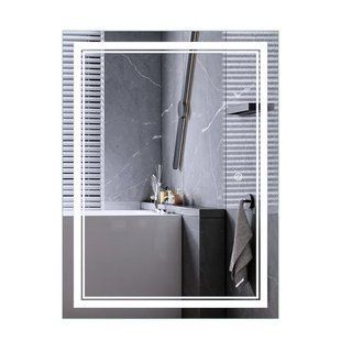 Зеркало Mixxus Premium QUADRO MR20-90x70-REVERSE (LED Touch, Anti-fog, димер) (MP6621) MP6621 фото