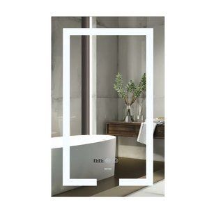 Дзеркало Mixxus HARD MR06-50x80-CASE із LED Touch, Anti-fog, димером, рег. яскравості, годинником (MI6657) MI6657 фото