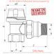 Кран радіаторний термостатичний кутовий 1/2" KOER KR.921-GI KR2682 фото 4
