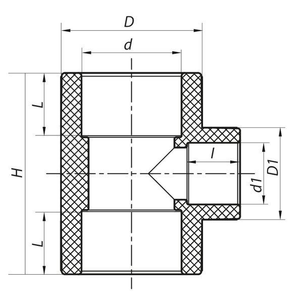 Трійник редукційний 90x63x90 PPR Koer K0225.PRO (KP2590) KP2590 фото