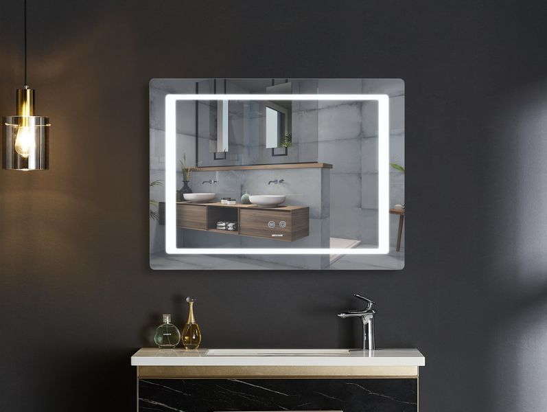 Зеркало Mixxus STYLE MR13-70x50-REVERSE с LED Touch, Anti-fog, димером, регулировкой яркости (MI6665) MI6665 фото