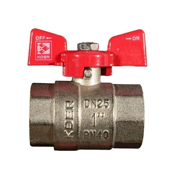 Кран кульовий Чехія 1" ГГМ BR90025 фото