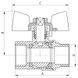 Кран кульовий Чехія 1" ГШМ BR90028 фото 2