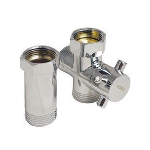 Кран для пральної машини триходової 3/4x3/4x3/4 KOER KR.520 KR0110 фото