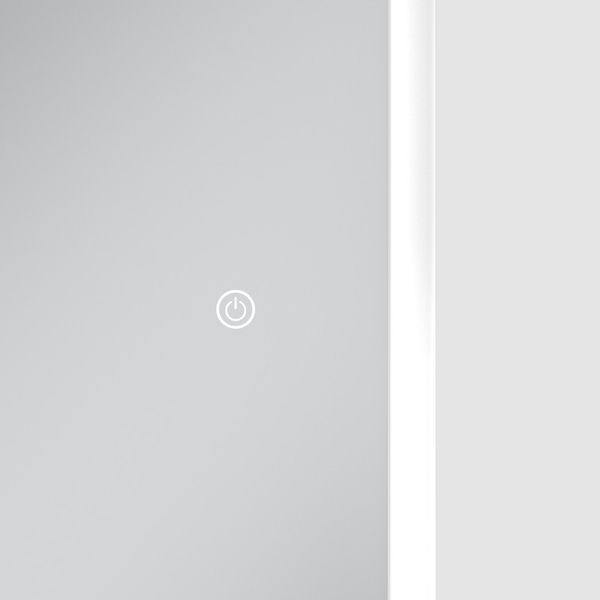Дзеркало Mixxus Premium OLIVARY MR19-100x80-REVERSE (LED Touch, Anti-fog, димер (3-6,5kK)) (MP6629) MP6629 фото