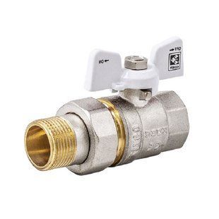Кран з американкою 3/4" KR.227.W Білий KR0097 фото