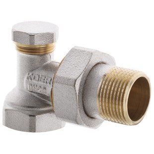 Кран радіаторний без ручки кутовий 3/4x3/4 KOER KR.902 KR0139 фото