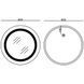 Дзеркало Mixxus PLAIN MC02-60-CASE із LED Touch, Anti-fog, димером, рег. яскравості, годинником (MI6661) MI6661 фото 4