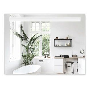 Дзеркало Mixxus Strong MR05-100x60 (годинник, LED-підсвічування, антизапотівання) (MI6009) MI6009 фото