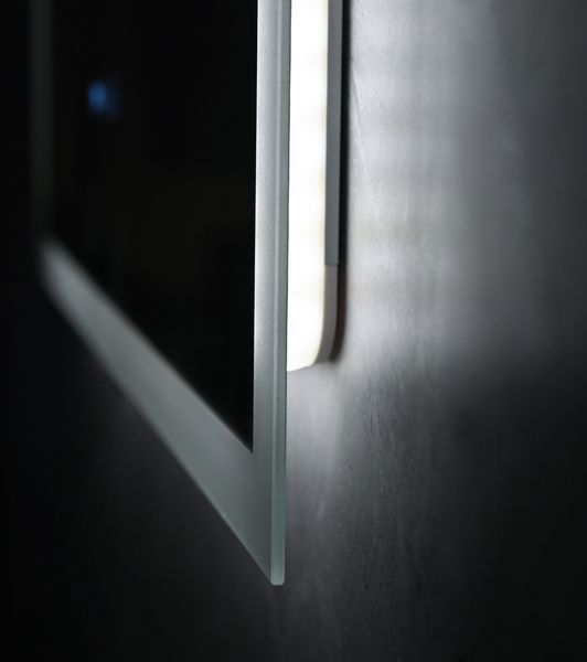 Дзеркало Mixxus Flat MR04-100x60 (годинник, LED-підсвічування, антизапотівання) (MI6008) MI6008 фото