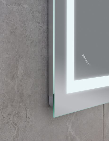 Дзеркало Mixxus Warm MR02-80x60 (годинник, LED-підсвічування, антизапотівання) (MI6004) MI6004 фото