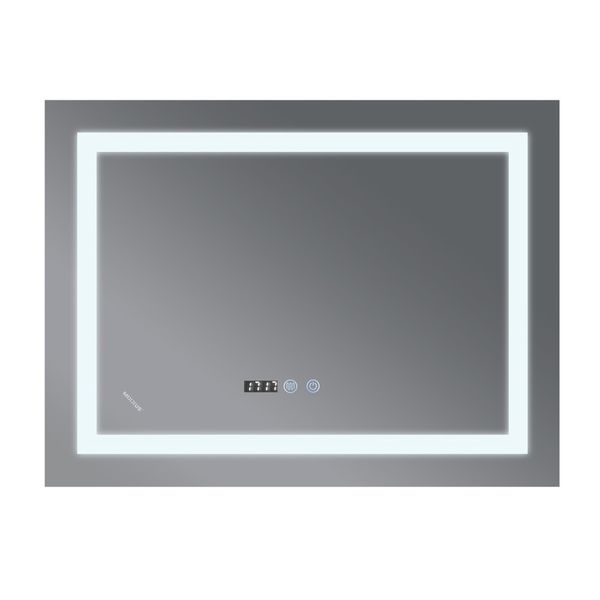 Дзеркало Mixxus Warm MR02-80x60 (годинник, LED-підсвічування, антизапотівання) (MI6004) MI6004 фото