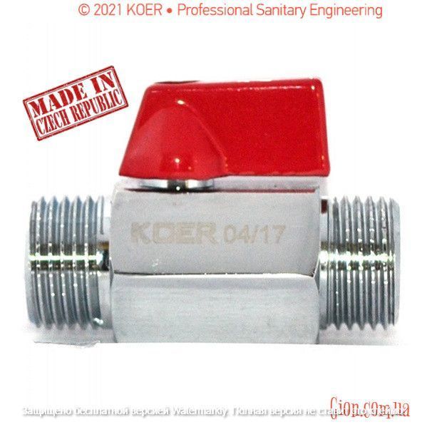 Кран "МІНІ" 1/2" ШШБ KOER KR.402 KR0157 фото