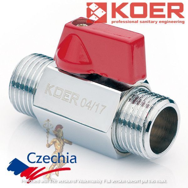 Кран "МІНІ" 1/2" ШШБ KOER KR.402 KR0157 фото