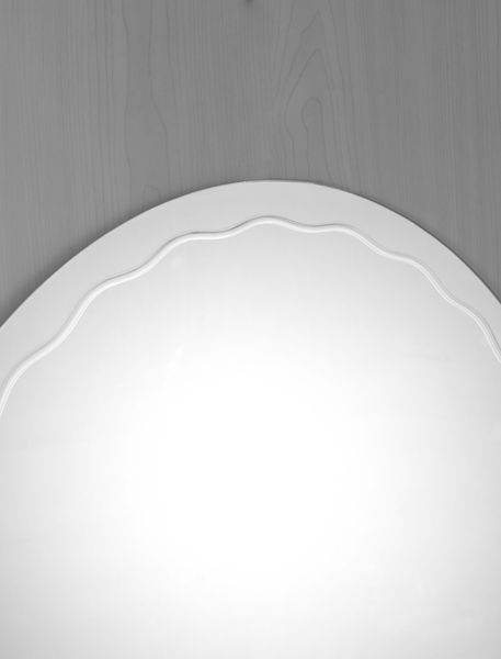 Дзеркало настінне Zerix FUSION MOZ02-650x800 овальне з декором (ZX5631) ZX5631 фото