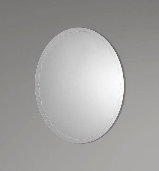 Дзеркало настінне Zerix FUSION MOZ02-650x800 овальне з декором (ZX5631) ZX5631 фото
