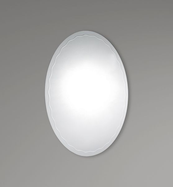 Дзеркало настінне Zerix FUSION MOZ02-650x800 овальне з декором (ZX5631) ZX5631 фото