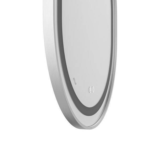 Дзеркало Mixxus Premium ELLIPSE MV05-80x70-REVERSE WHITE (LED Touch, Anti-fog, димер (3-6kK)) (MP6645) MP6645 фото