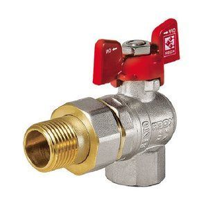 Кран з американкою кутовий 1/2" KR.228 KR0016 фото