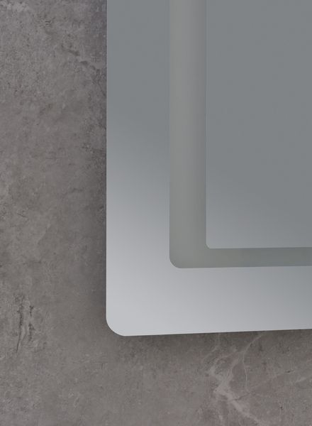Дзеркало Mixxus Style MR03-80x60 (годинник, LED-підсвічування, антизапотівання) (MI6005) MI6005 фото
