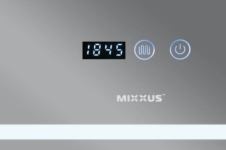 Дзеркало Mixxus Style MR03-80x60 (годинник, LED-підсвічування, антизапотівання) (MI6005) MI6005 фото