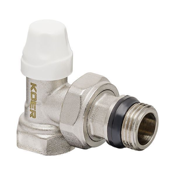 Комплект для під'єднання радіатора кутовий з термоголовкою 1/2"x1/2" KOER SET-11 KR3175 фото