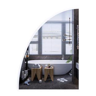 Дзеркало Mixxus Premium TOPPER MS02-75x100 (LED Touch, Anti-fog, димер (3-6,5kK)) (MP6634) MP6634 фото