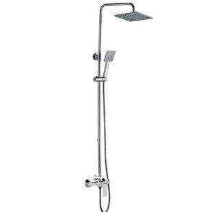 Душова колона із змішувачем HAIBA ALEX 003-J WHITE-CHROME (HB9566) HB9566 фото