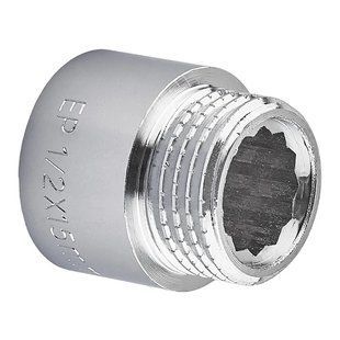 Подовжувач Україна EP.E015.Chr - 1/2"MF-15мм хром ER96122 фото